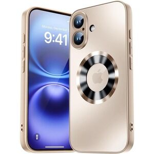 Desert Titanium Case iPhone 16 Phone Case MagSafe Logo View‎ Camera Protection